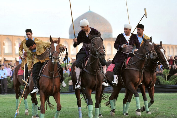 احیای بازی چوگان، ورزش سوارکاری میراث ایرانی در میدان نقش جهان!