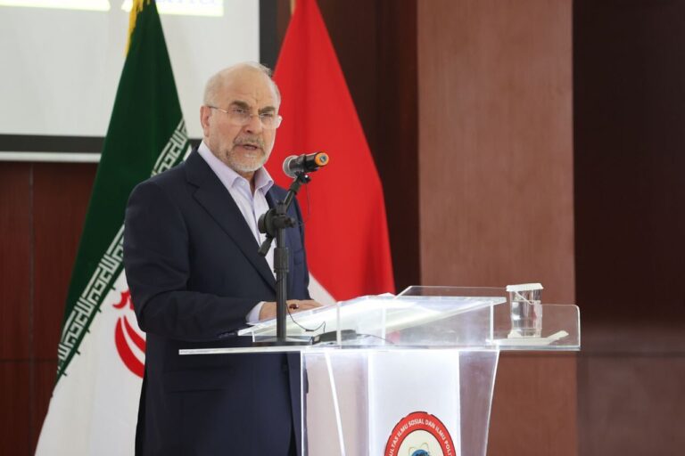 رئیس مجلس: سکوت نسبت به جنایات رژیم صهیونیستی در غزه را محکوم کرد!