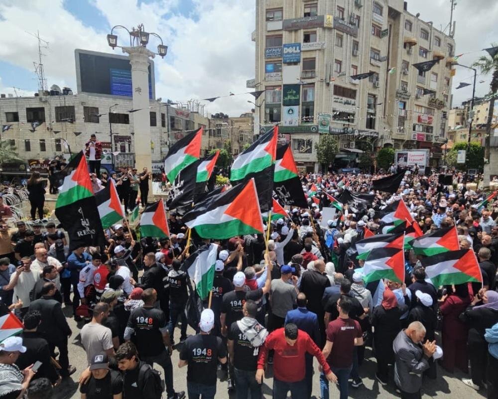 فلسطینی‌ها سالگرد 77 سالگی نکبه را با قدرت جشن می‌گیرند