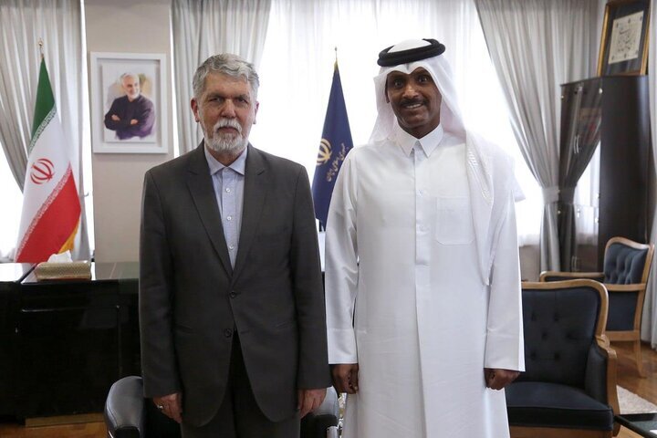 مذاکرات مقامات ایران و قطر برای گسترش روابط فرهنگی 